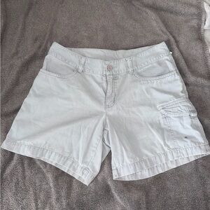 The North Face Women's Light Gray Cargo Shorts